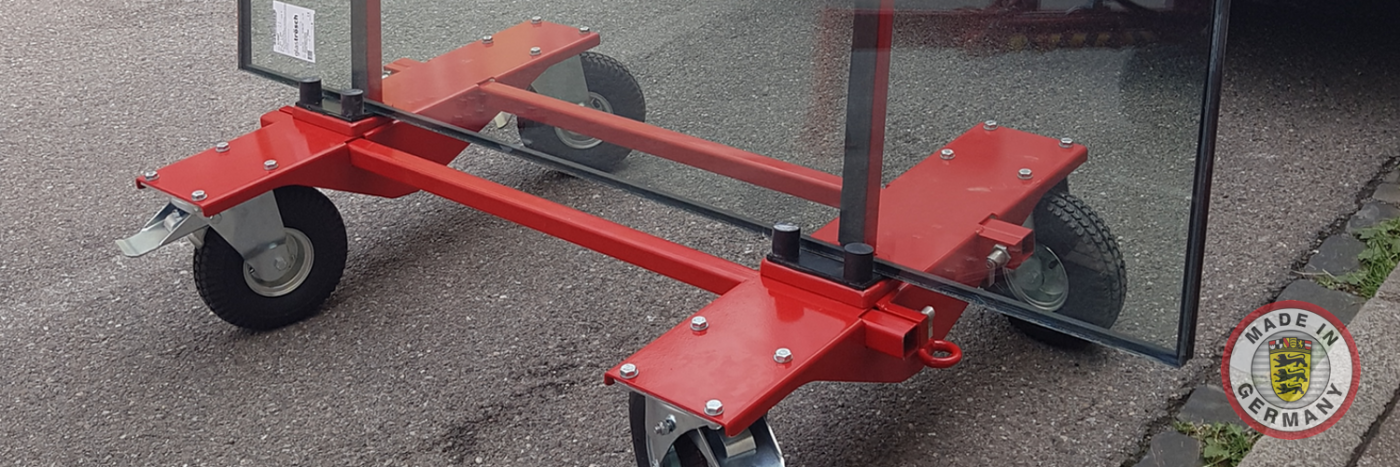 Our glass transport cart